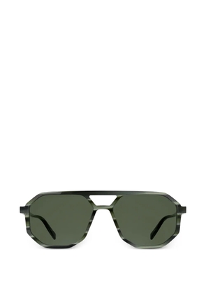 Karl Lagerfeld navigator-frame sunglasses - Green