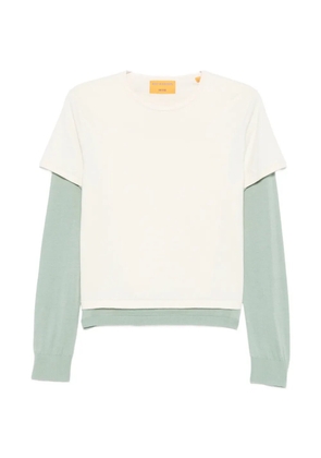 Guest In Residence layered T-shirt - Neutrals