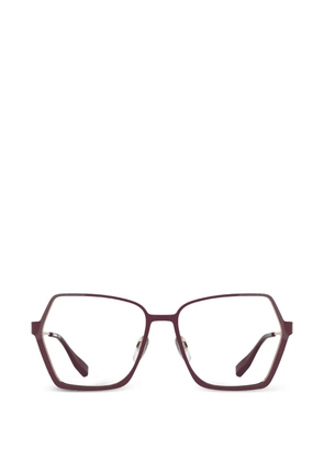Karl Lagerfeld geometric-frame glasses - Red