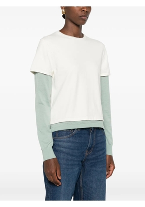 Guest In Residence layered T-shirt - Neutrals