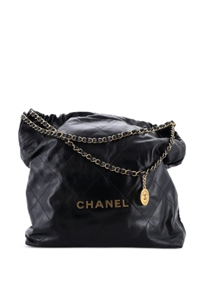 CHANEL Pre-Owned 22 Chain Quilted Calfskin Large hobo bag - Black