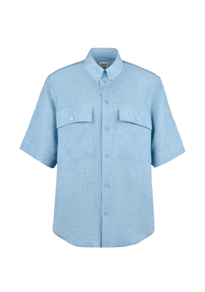 Tod's short-sleeved shirt - Blue