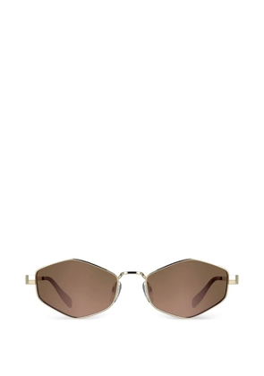 Karl Lagerfeld geometric-frame sunglasses - Gold