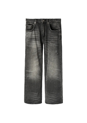 Vague Studios buttoned distressed jeans - Grey