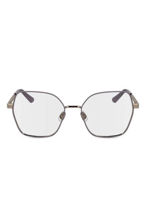 Calvin Klein geometric-frame glasses - Pink