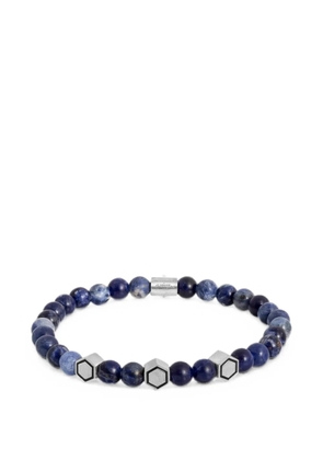 Tateossian beaded hexagonal-detail bracelet - Silver
