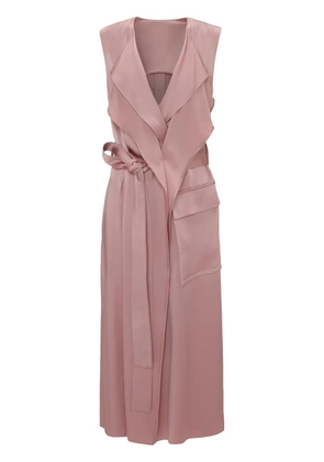 Victoria Beckham trench midi dress - Pink