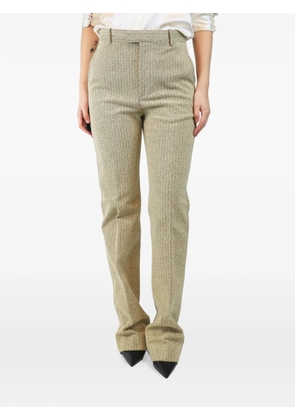 Bottega Veneta Pre-Owned herringbone boucle trousers - Neutrals