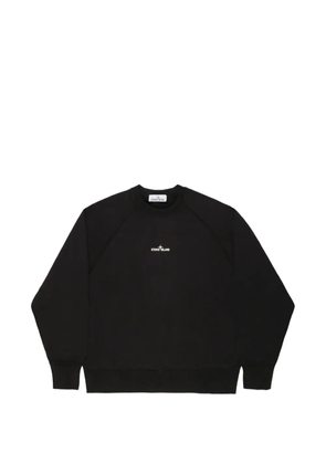 Stone Island logo-print sweatshirt - Black