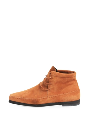 TOTEME suede ankle boots - Brown