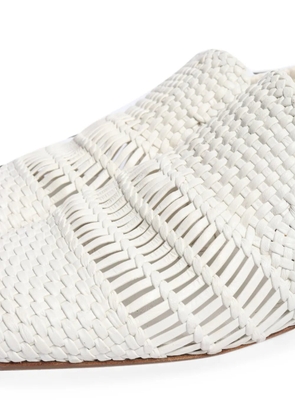Celine Pre-Owned woven leather flat shoes - Neutrals