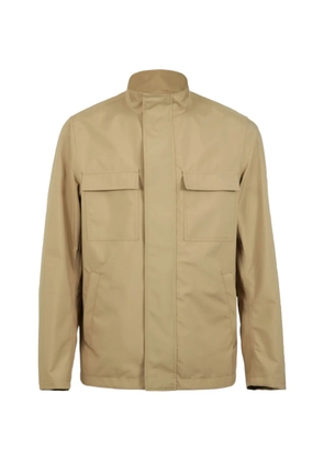 Herno high-neck pocket-detail jacket - Neutrals