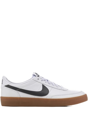 Nike leather-panelled gum sole trainers - White