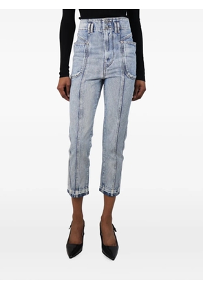 MARANT ÉTOILE bleached panelled jeans - Blue