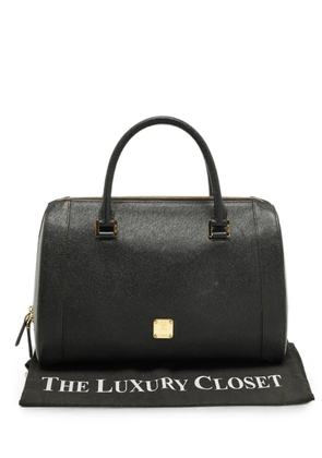 MCM Pre-Owned Boston leather tote bag - Black