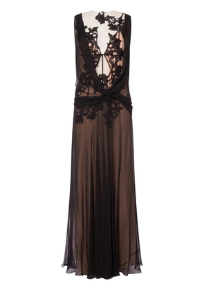 Alberta Ferretti silk dress - Black