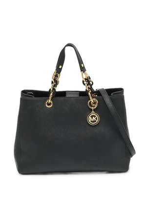 Michael Kors Vintage Cynthia Saffiano-leather tote bag - Black