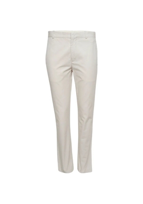 SANDRO gabardine trousers - Neutrals