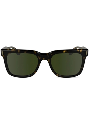 Calvin Klein rectangle frame sunglasses - Brown