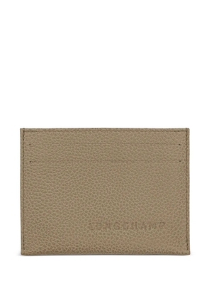 Longchamp Le Foulonné card holder - Neutrals