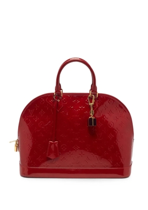 Louis Vuitton Pre-Owned 2010 Alma Monogram Vernis tote bag - Red