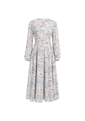 Baruni Solara cut-out midi dress - White