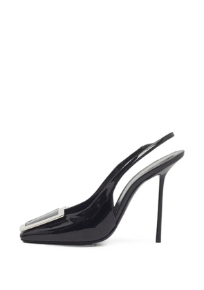 Saint Laurent Pre-Owned George leather heeled pumps - Black