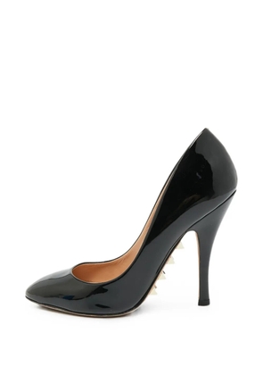 Valentino Garavani Pre-Owned Rockstud round-toe leather pumps - Black