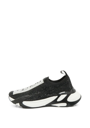Dolce & Gabbana Pre-Owned Sorrento crystal-embellished slip-on sneakers - Black