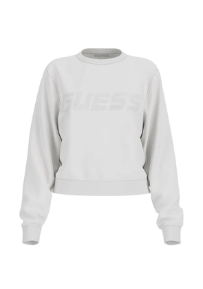 GUESS USA rhinestone-embellished logo sweatshirt - Grey