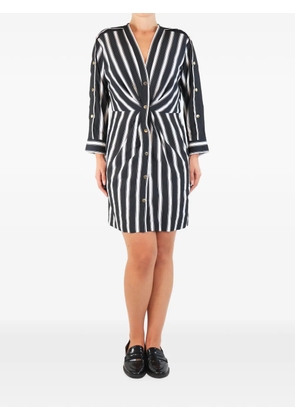 SANDRO striped mini dress - Black