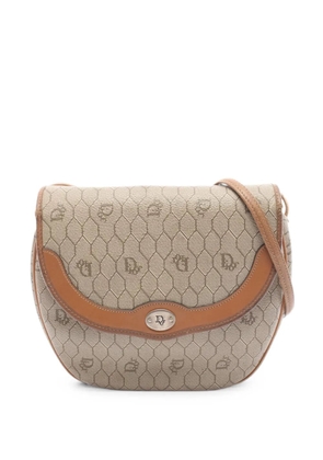Christian Dior Pre-Owned 2000s honeycomb shoulder bag - Neutrals