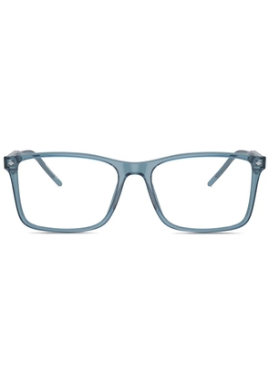 Giorgio Armani rectangle-frame glasses - Blue