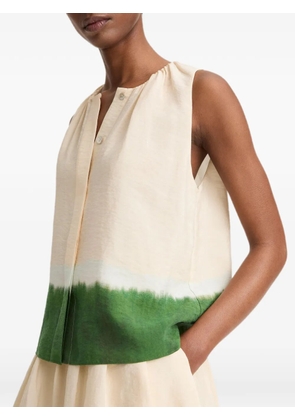 Vince Dip-dye sleeveless top - Neutrals
