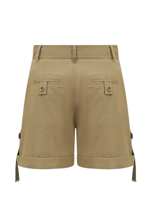 ISABEL MARANT Boniza panelled D-ring shorts - Neutrals