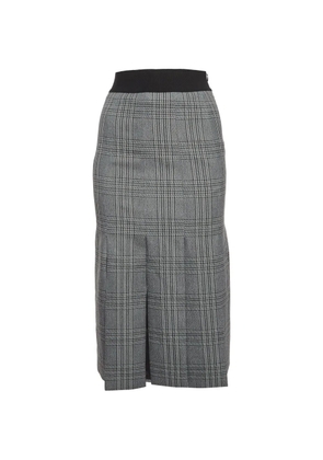 Maje pleated midi skirt - Grey