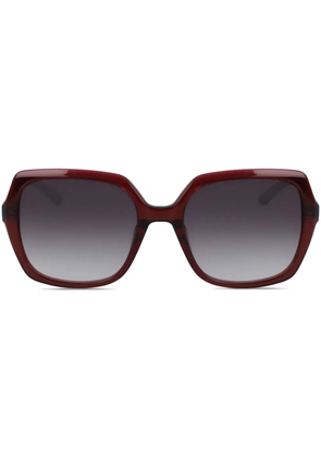Calvin Klein square-frame sunglasses - Red