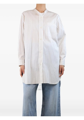 Margaret Howell striped long-sleeve shirt - White
