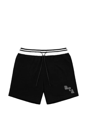 RTA Peyton logo-print shorts - Black