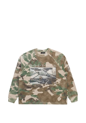 Boredom Kills Trust long-sleeve sweatshirt - Green