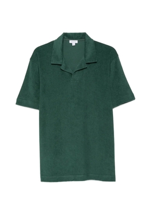 Sunspel towelling polo shirt - Green