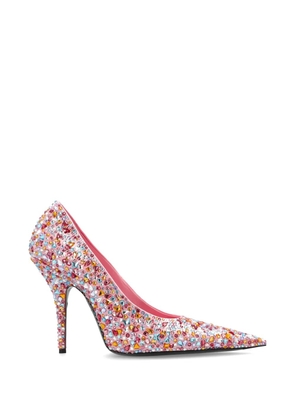 Balenciaga embellished pointed pumps - Pink