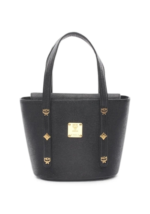 MCM Pre-Owned 2000s logo-stud tote bag - Black