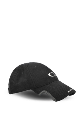 Balenciaga fleece baseball cap - Black