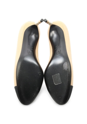 CHANEL Pre-Owned 1986-1988 Coco Mark pumps - Neutrals