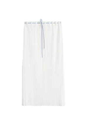 TOTEME pleated midi skirt - White