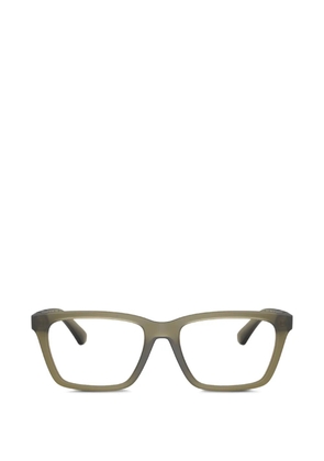 Burberry Eyewear opaque green square frame glasses