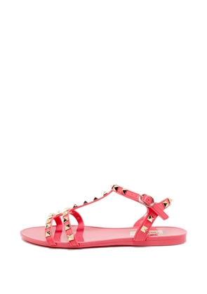Valentino Garavani Pre-Owned Rockstud flat sandals - Pink