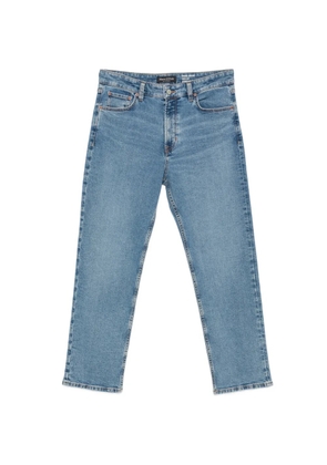 Marc O'Polo logo-patch straight-leg jeans - Blue