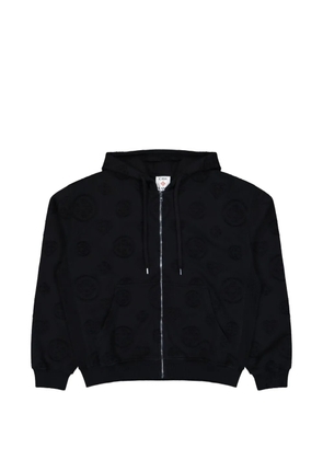 Casablanca appliqué monogram hoodie - Black